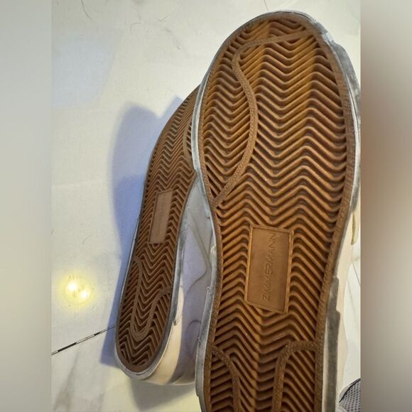 Zimmermann Cream Chunky High-Top Sneakers - Picture 12 of 15